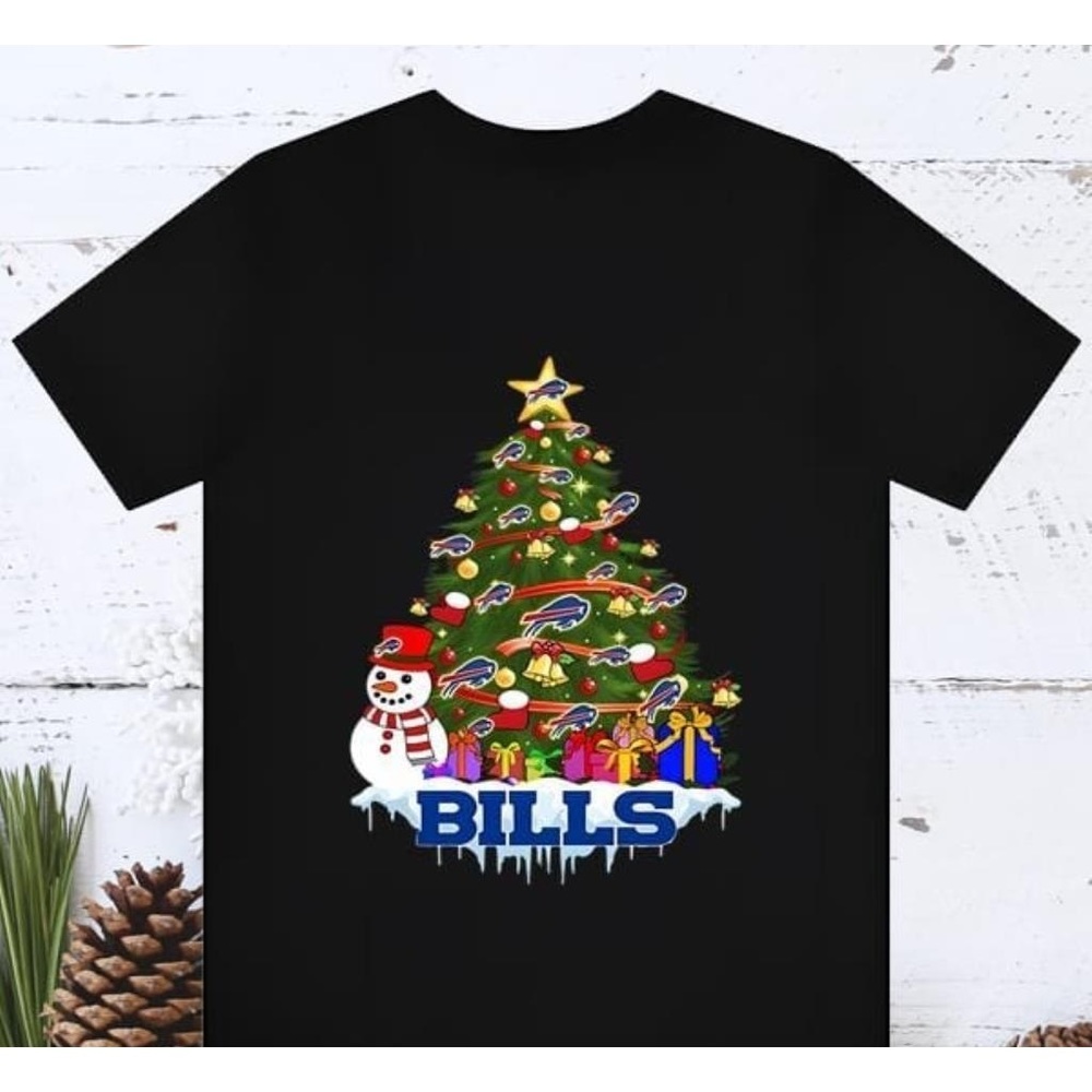 NFL Football Buffalo Bills Merry Christmas T Shirt